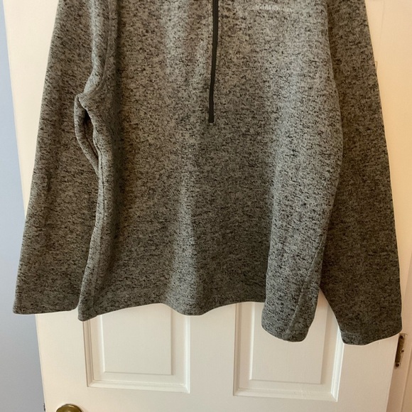 Eddie Bauer Mens 1/4 Zip Pullover Sweater Charcoal Gray XL Outdoor Hiking - Picture 4 of 8